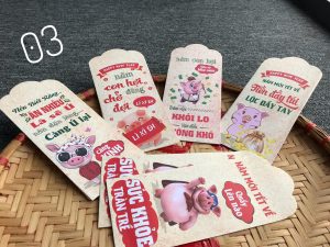 Những mẫu bao lì xì hình heo hài hước 2019 3