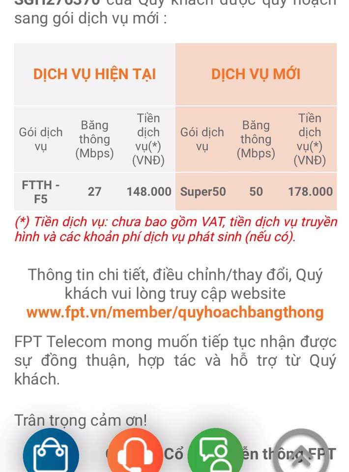 Khách hàng bức xúc vì FPT tự chuyển gói cước không hỏi ý khách hàng 5