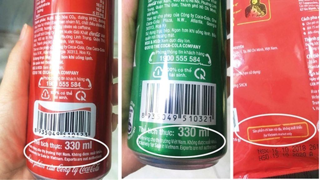 ‘Sản phẩm dành riêng cho thị trường Việt Nam’ là để né trách nhiệm?