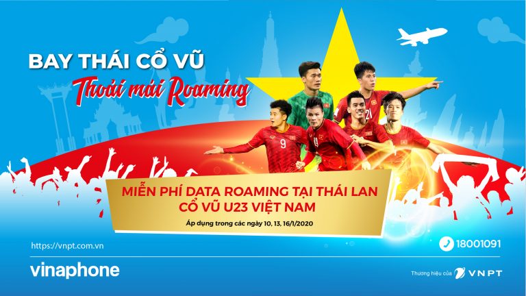 Thuê bao VinaPhone được miễn phí hoàn toàn Data Roaming trong ngày 16/1