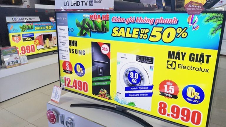 Tivi màn hình lớn đại hạ giá