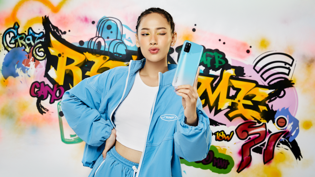 Cara xuất hiện thanh lịch và năng động cùng realme 7i 7
