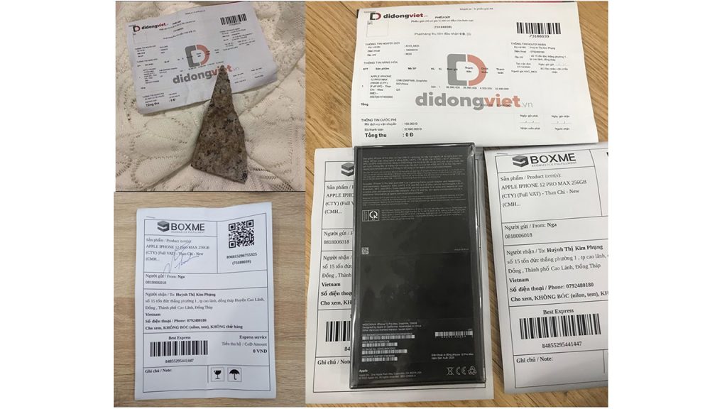 Nhân viên Best Express đã "hô biến" iPhone 12 Pro Max thành cục gạch giao khách? 3