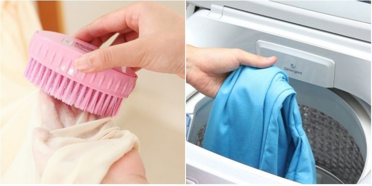 Mẹo xử lý quần áo dính vệt trắng sau khi giặt bằng máy giặt