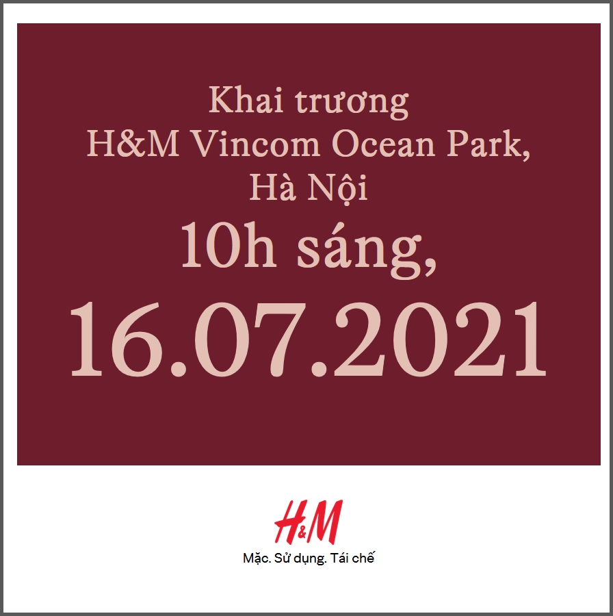 H&M khai trương cửa hàng thứ 5 tại Hà Nội 1