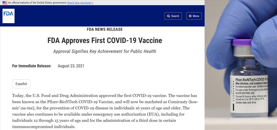 Comirnaty là vaccine gì? Tác dụng ra sao? 9