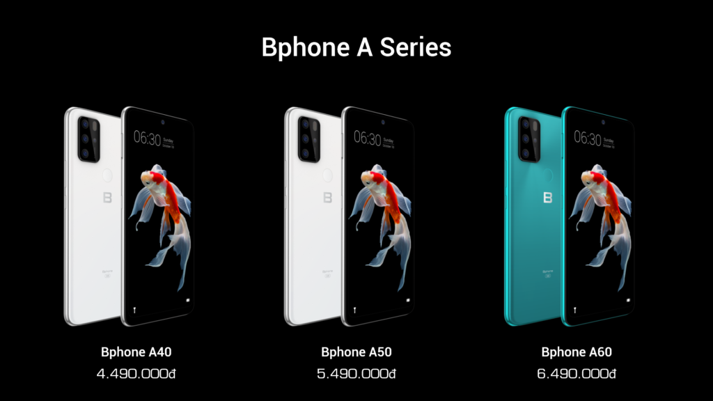 Bphone ra mắt loạt smartphone A Series mới, giá từ 4.49 triệu đồng