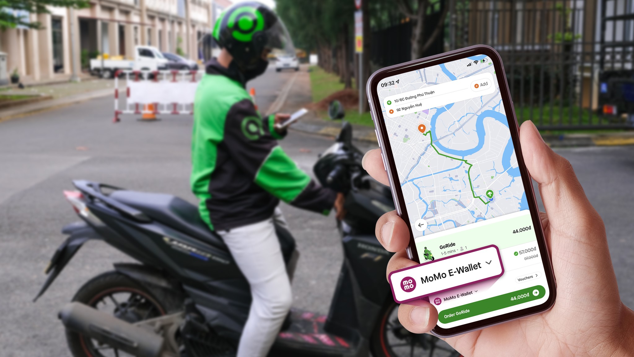 Người dùng Gojek có thể thanh toán dịch vụ qua ví MoMo 9