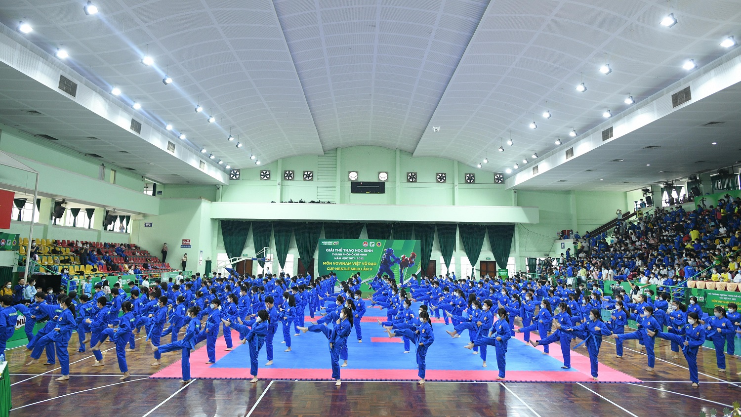 1.200 vận động viên học sinh sôi nổi tranh tài tại Giải Vovinam Việt Võ Đạo Cúp Nestlé MILO 2022 5