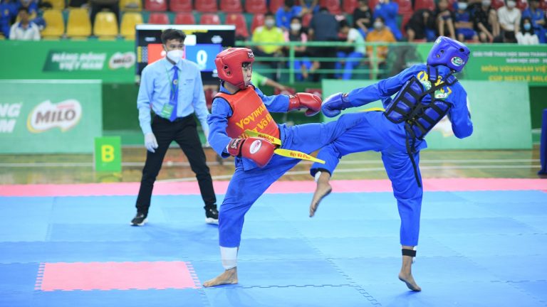 1.200 vận động viên học sinh sôi nổi tranh tài tại Giải Vovinam Việt Võ Đạo Cúp Nestlé MILO 2022