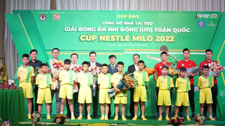 Công bố nhà tài trợ Giải Bóng đá Nhi đồng (U11) toàn quốc 2022 – Cúp Nestlé MILO