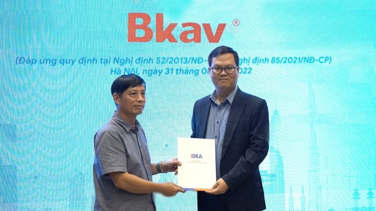 Bkav được cấp phép cung cấp dịch vụ chứng thực Hợp đồng điện tử