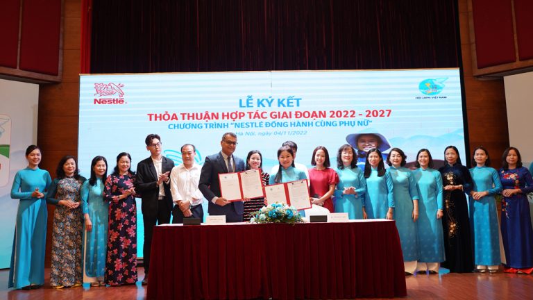 Nestlé Việt Nam và Hội Liên hiệp Phụ Nữ Việt Nam ký thỏa thuận hợp tác giai đoạn 2022 – 2027