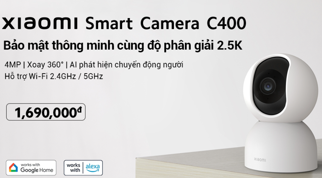 Tính năng, giá bán của loạt camera an ninh Xiaomi vừa lên kệ 24