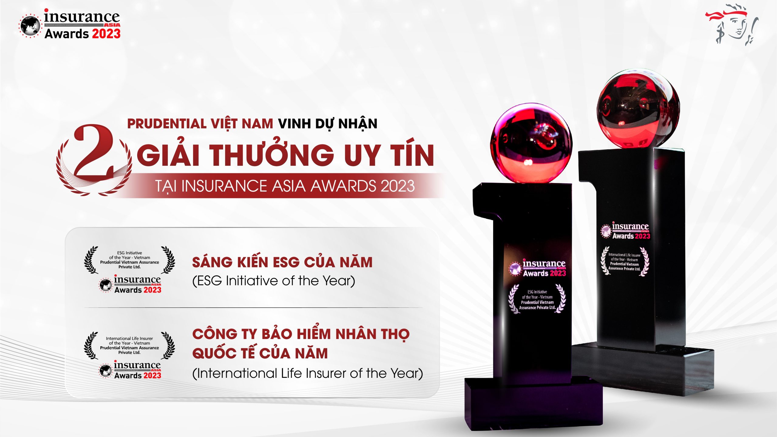 Prudential Việt Nam chinh phục giải thưởng kép tại Insurance Asia Awards 2023 1