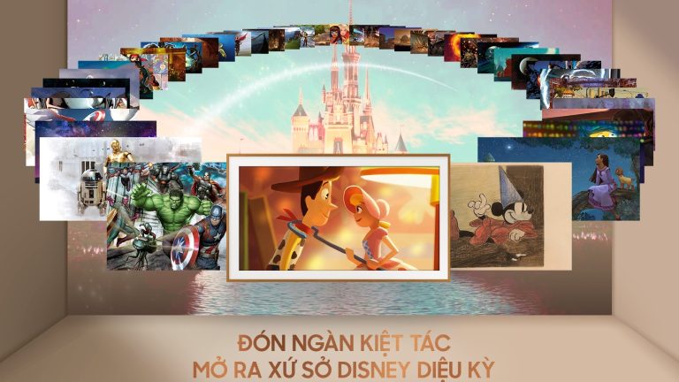 Samsung kỷ niệm 100 năm thành lập Disney với The Frame phiên bản đặc biệt