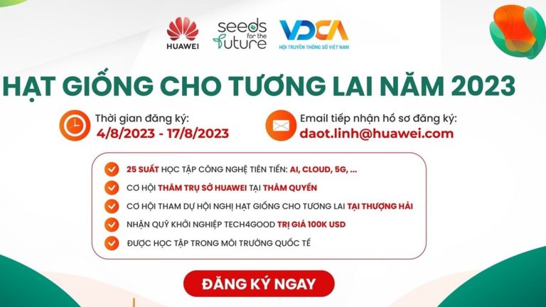Khởi động chương trình “Hạt giống cho Tương lai 2023”, trao cơ hội nhận quỹ khởi nghiệp trị giá 100.000 USD