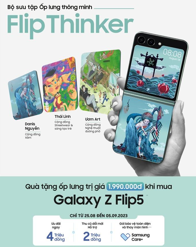 Samsung lần đầu “chơi lớn”, hợp tác các nghệ sĩ Việt để ra mắt BST Flip Suit - bộ ốp lưng thông minh, đầy chất “nghệ” 15