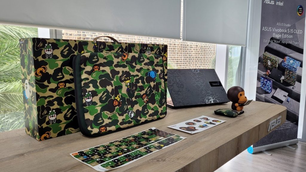 Asus Vivobook S 15 Oled Bape Edition: Bộ sưu tập độc đáo kết hợp giữa thời trang và công nghệ