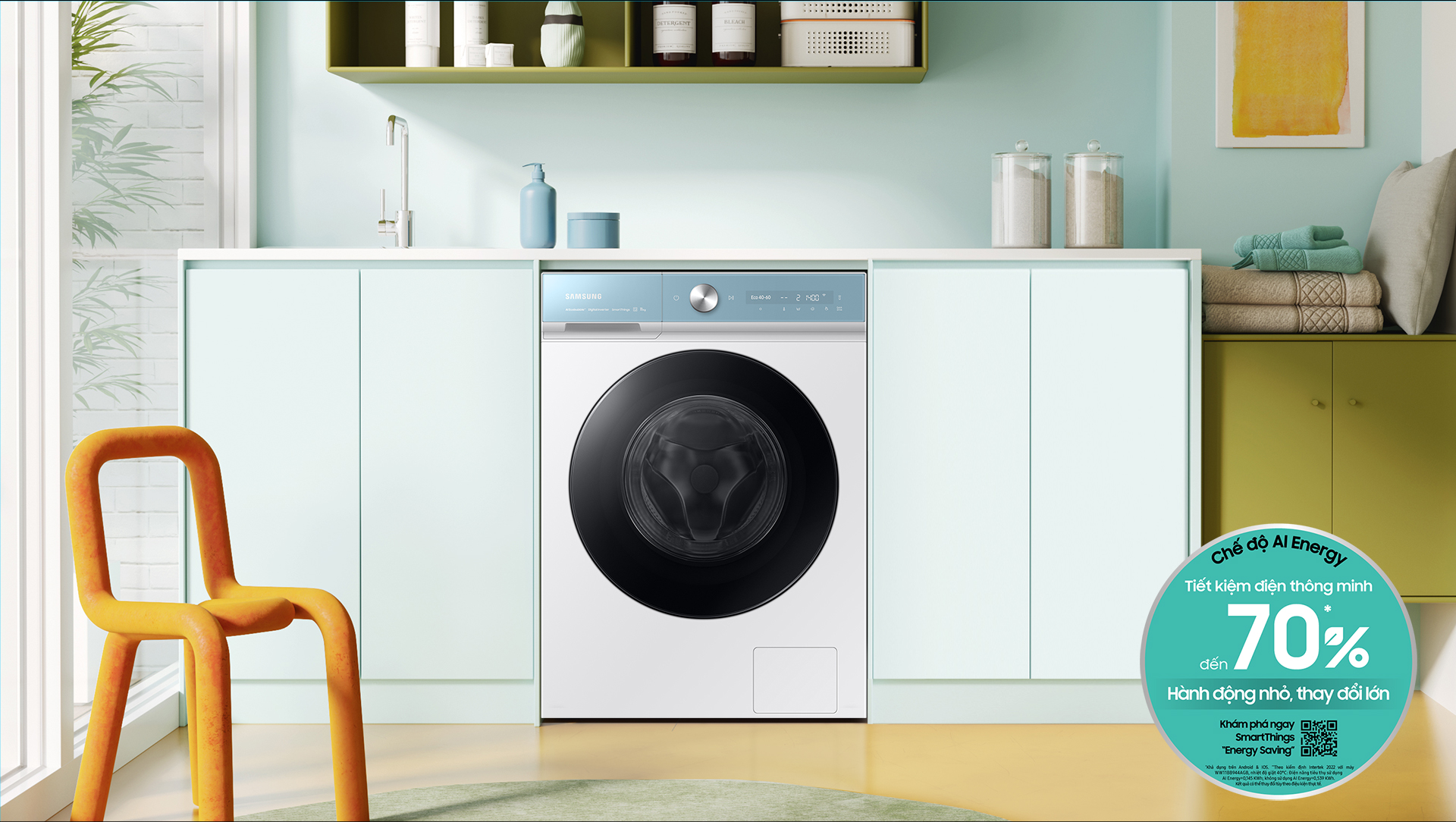 Samsung ra mắt máy giặt thông minh Bespoke AI™ kết hợp công nghệ Tự động phân bổ nước giặt xả theo độ bẩn và Cảm biến chất liệu sợi vải 15