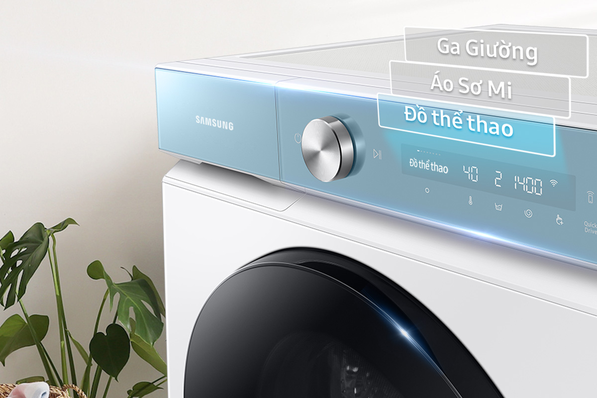 Samsung ra mắt máy giặt thông minh Bespoke AI™ kết hợp công nghệ Tự động phân bổ nước giặt xả theo độ bẩn và Cảm biến chất liệu sợi vải 13