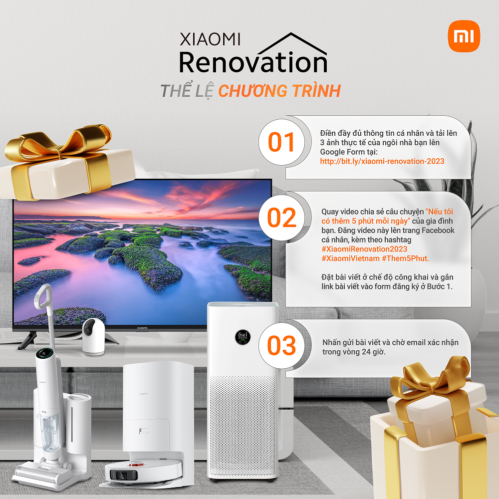 Xiaomi Renovation 2023 trở lại với thông điệp “Nâng tầm chất sống, Trọn vẹn yêu thương” 6