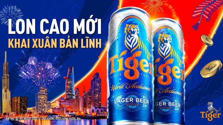 Tiger Beer chính thức ra mắt sản phẩm Tiger Lon Cao mới với thiết kế sang trọng và hiện đại