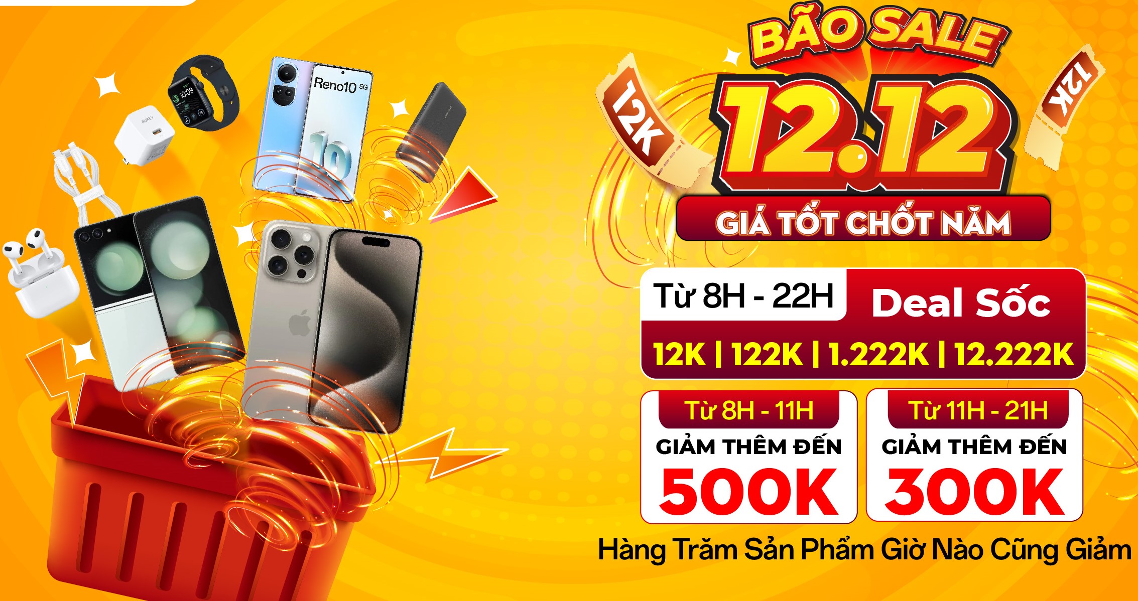 Di Động Việt: Bão sale 12.12, săn deal đồng giá từ 12 ngàn đồng 7