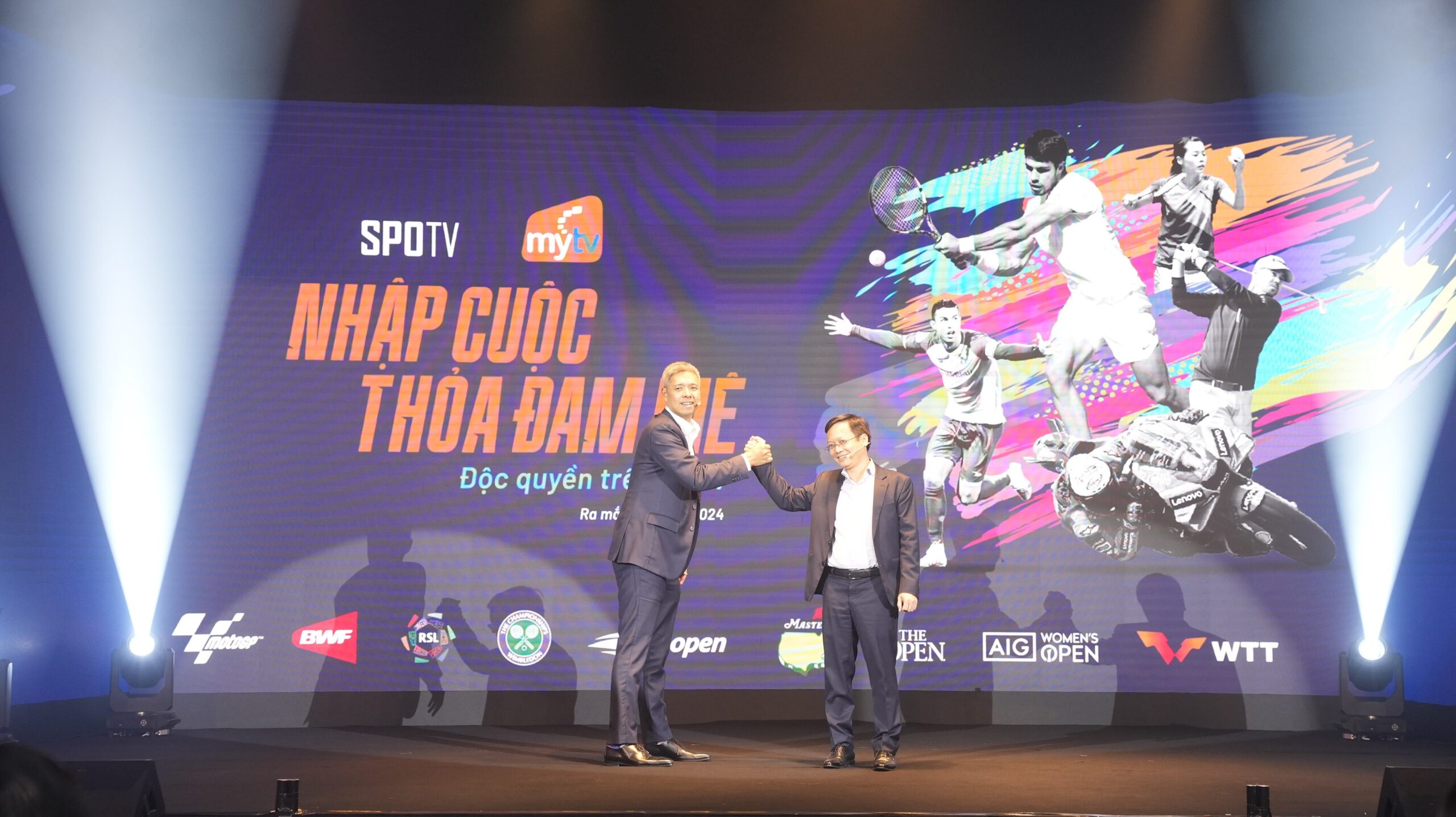 Kênh thể thao SPOTV và SPOTV2 chính thức phát sóng trên truyền hình MyTV 5