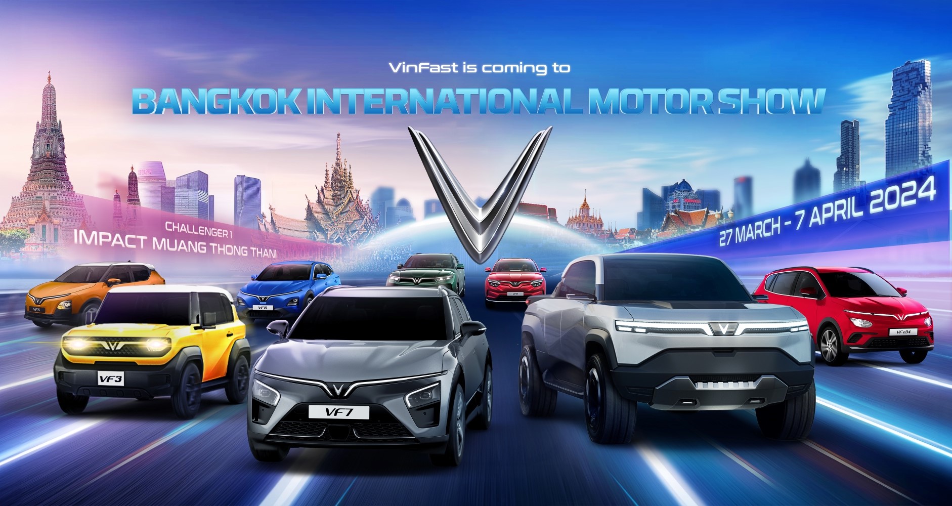 VinFast sẽ tham dự Triển lãm Ô tô Quốc tế Bangkok lần thứ 45 và chính thức ra mắt thương hiệu tại Thái Lan 3