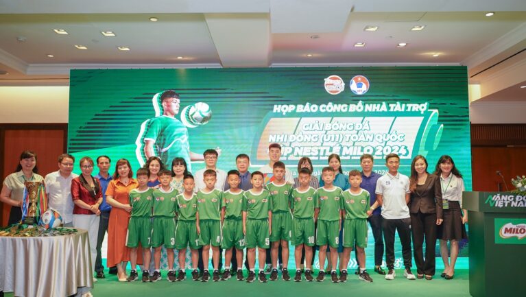 Nestlé MILO đồng hành cùng Giải Bóng đá Nhi đồng (U11) toàn quốc 2024