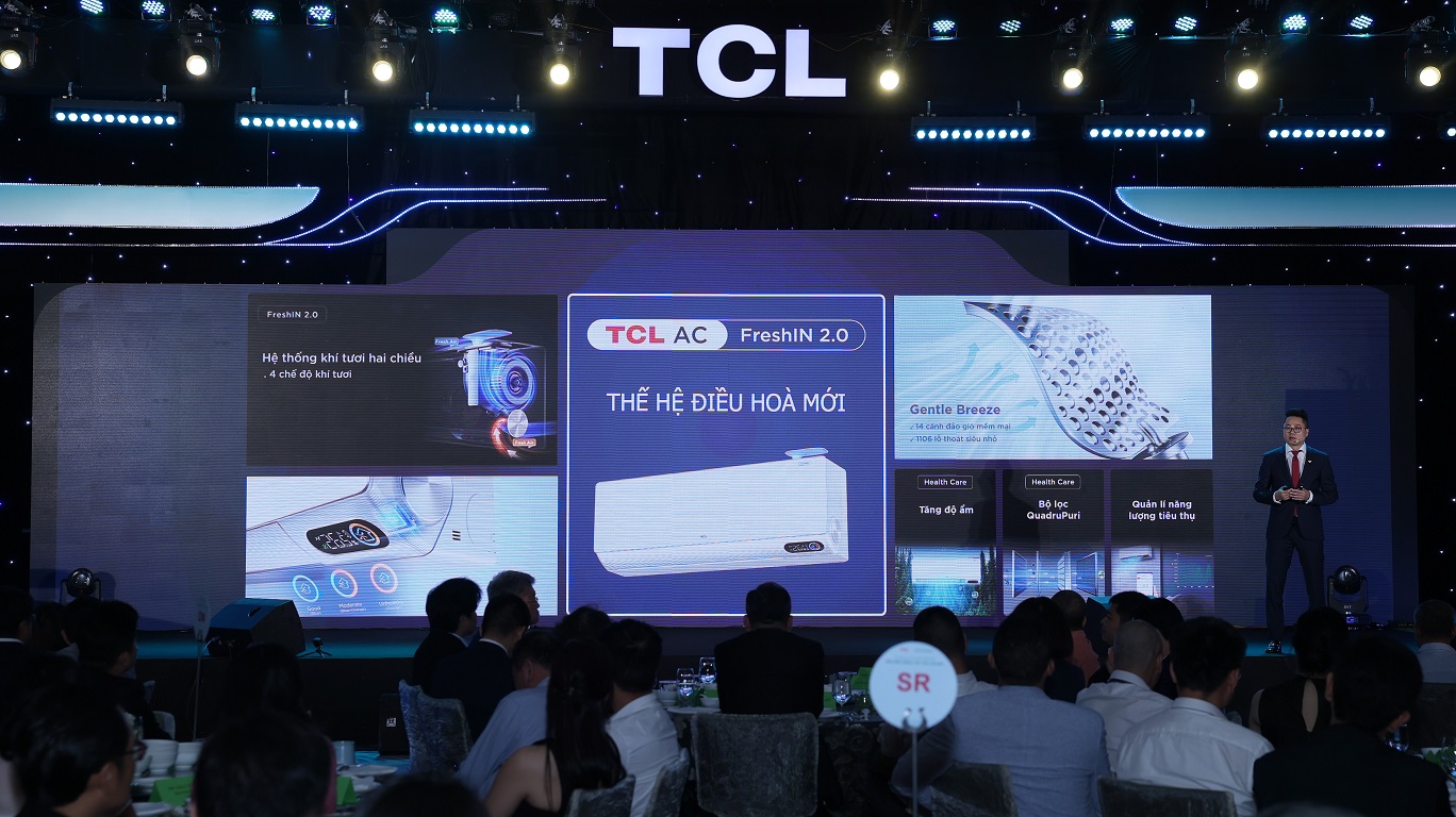 TCL giới thiệu giải pháp điều hòa không khí cao cấp và hàng loạt tivi kích thước lớn 15