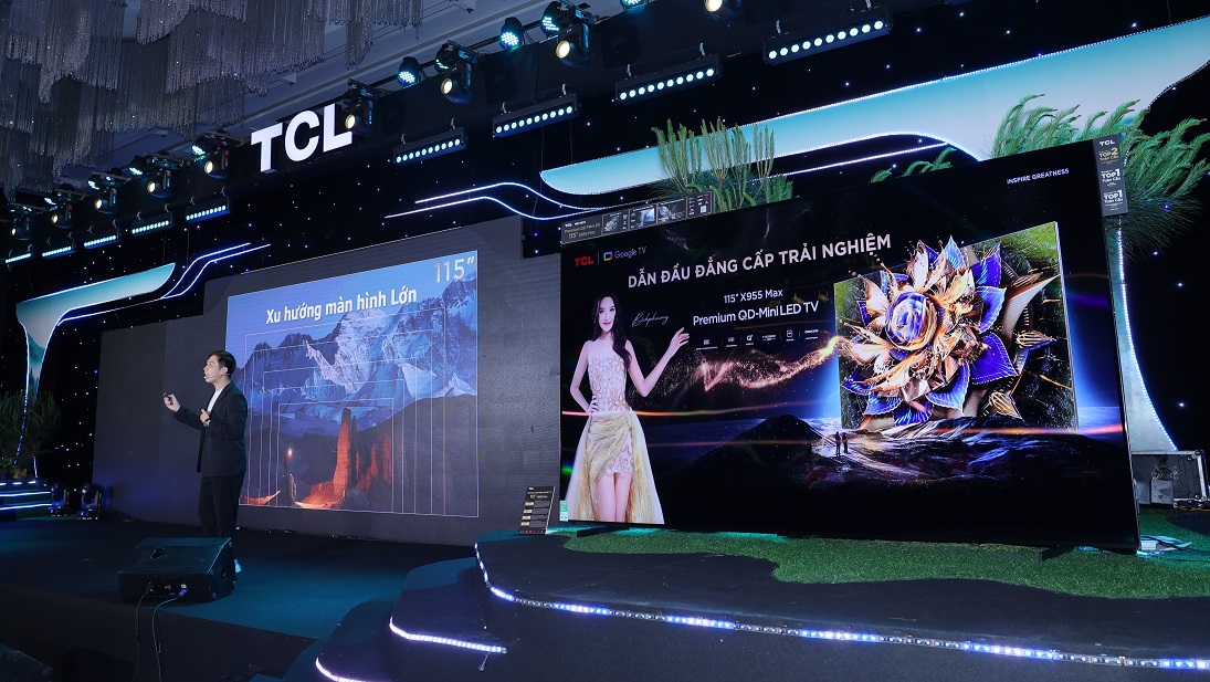 TCL giới thiệu giải pháp điều hòa không khí cao cấp và hàng loạt tivi kích thước lớn 13