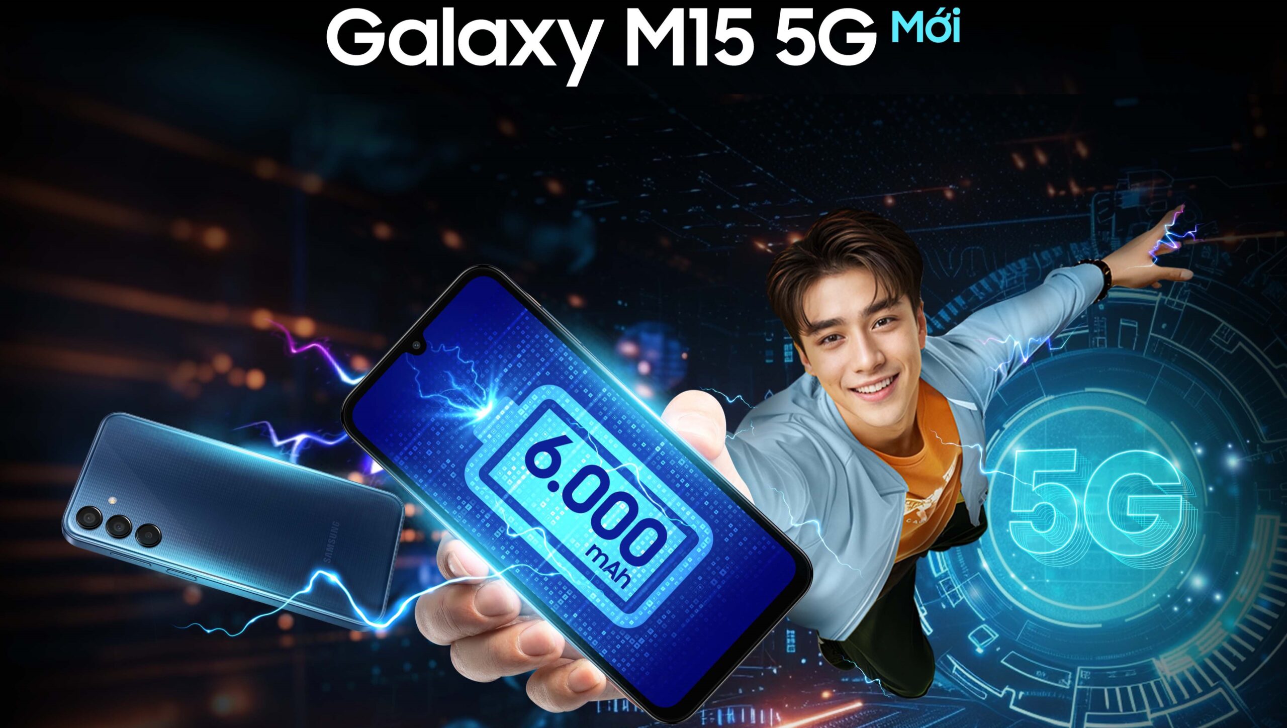 Ra mắt Galaxy M15 5G, pin 6000mAh, giá từ 4,69 triệu đồng 9