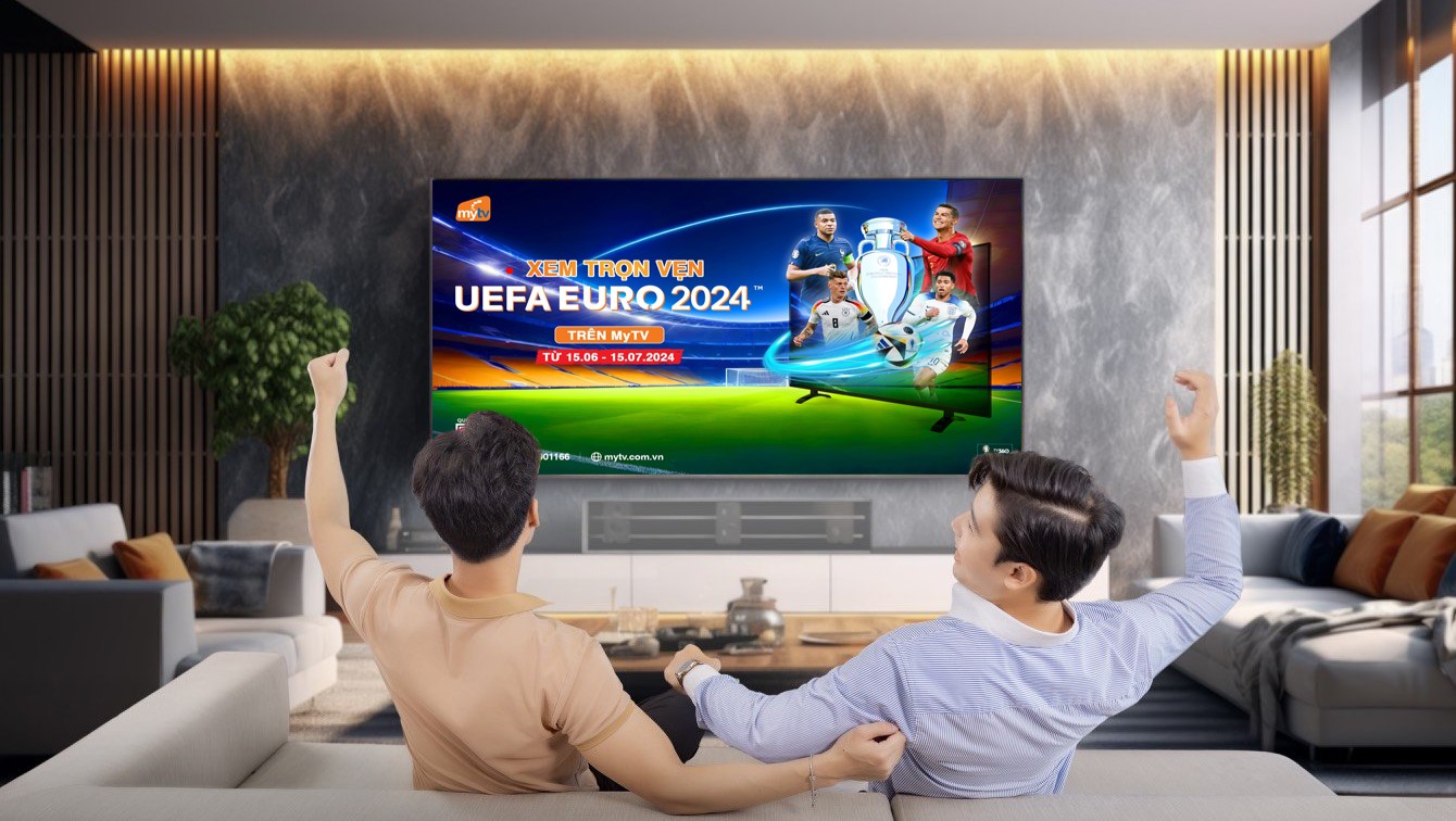 Người dùng có thể thưởng thức trọn vẹn vòng chung kết Euro 2024 trên truyền hình MyTV 2