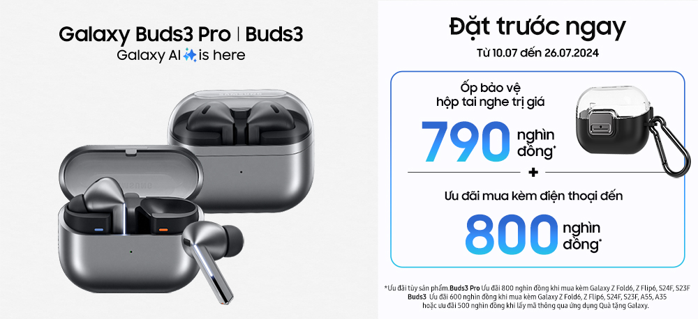 Tai nghe Galaxy Buds3 series chính thức ra mắt, giá từ 3.99 triệu đồng kèm ưu đãi khi đặt hàng trước 6