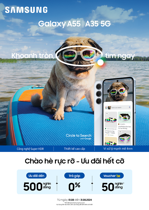 Samsung mang trải nghiệm AI lên Galaxy A35 5G và Galaxy A55 5G 3