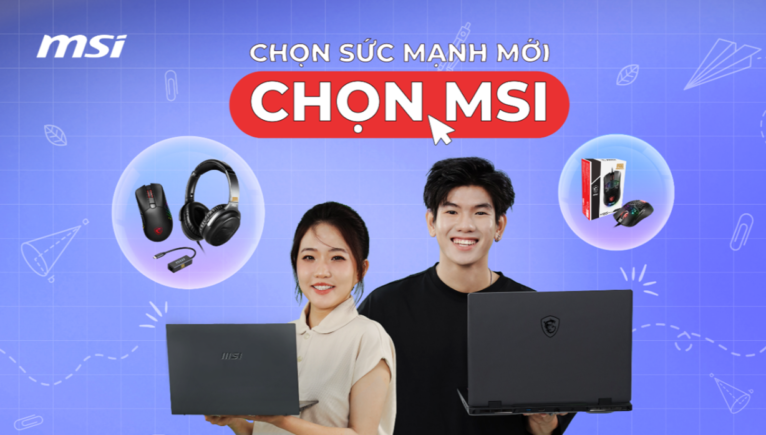 MSI triển khai chương trình khuyến mại mùa tựu trường 2024