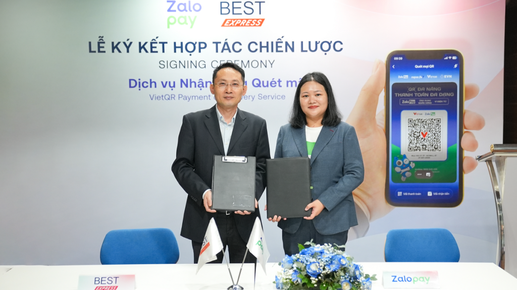 Mã QR đa năng Zalopay được triển khai cho các đơn hàng thu hộ COD của BEST Express