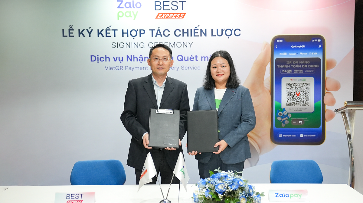 Mã QR đa năng Zalopay được triển khai cho các đơn hàng thu hộ COD của BEST Express 3