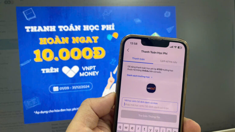 Ưu đãi người dùng khi thanh toán học phí qua VNPT Money