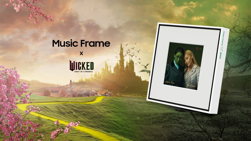 Samsung hợp tác Universal Pictures ra mắt Wicked - Phiên bản giới hạn loa tranh Music Frame 11