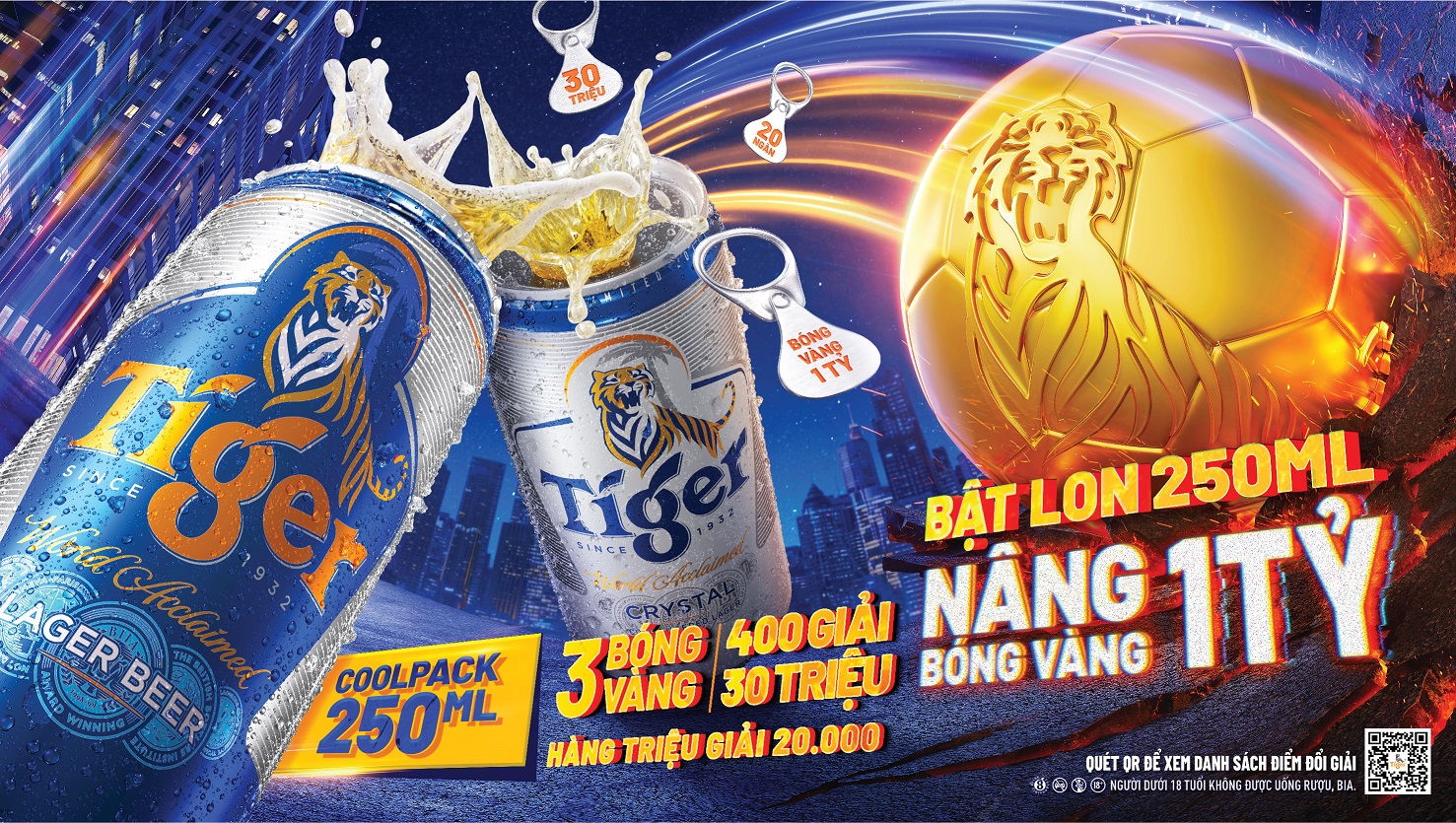 Tiger Beer triển khai chương trình “Bật lon Tiger, nâng bóng vàng 1 tỷ” 5