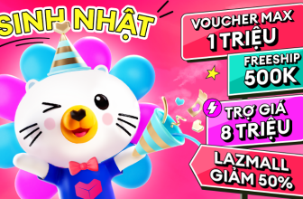 Lazada mở đại tiệc “Sale sinh nhật” – Giảm sâu, freeship toàn sàn, săn sale cực đã