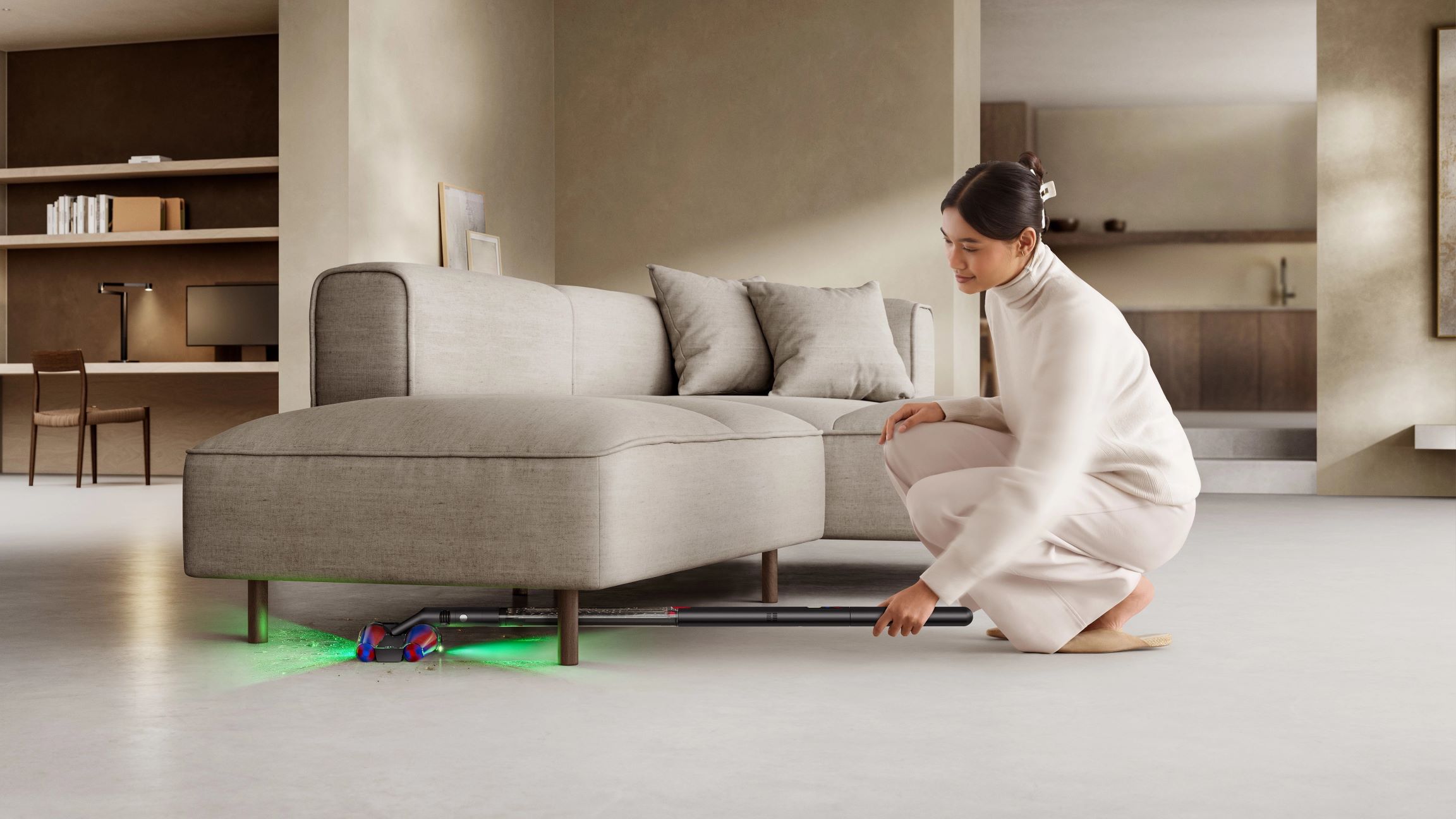 Dyson Pencilvac - Máy hút bụi với đường kính thân máy chỉ dày 38mm 16