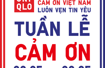 UNIQLO khởi động tuần lễ cảm ơn từ 23/05 đến 29/5