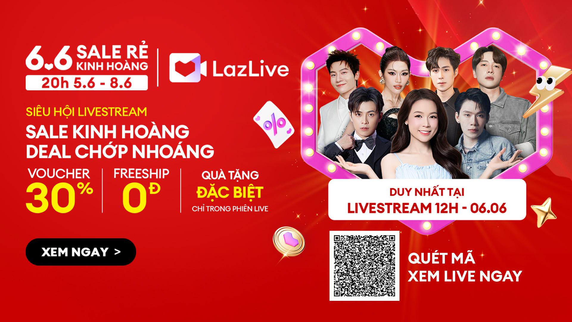 HOT hơn cả nhiệt độ mùa hè, Lazada tung loạt ưu đãi đậm sâu dịp 6.6 15