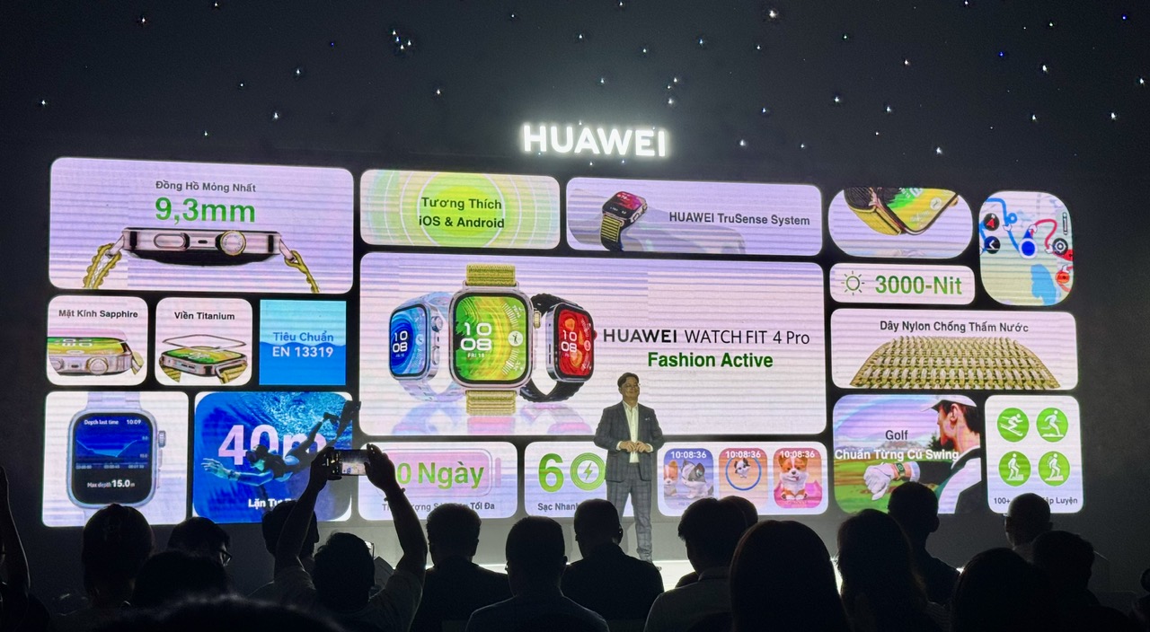 HUAWEI WATCH FIT 4 Series ra mắt tại Việt Nam: Phong cách “Fashion Active”, công nghệ tiên tiến và thời lượng pin vượt trội 14