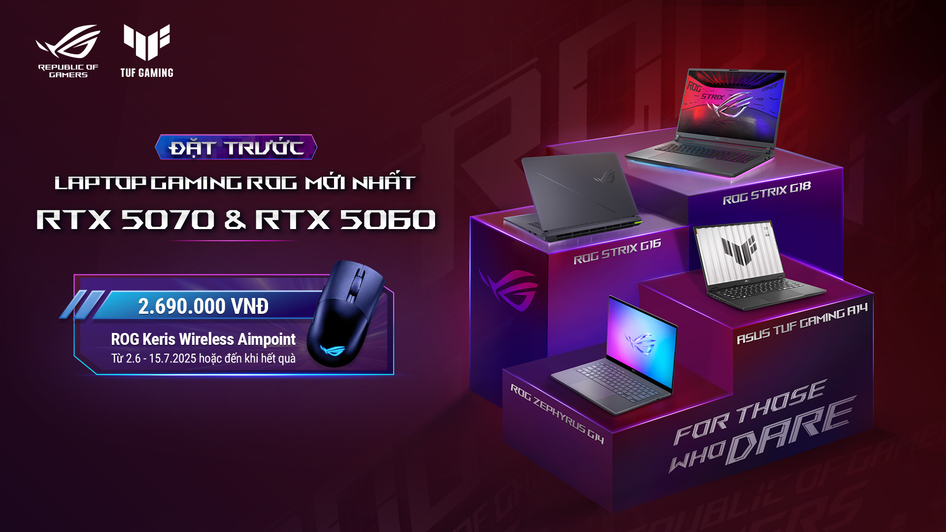 ASUS ROG mở đặt hàng dải laptop gaming mới nhất trang bị RTX 5070 và RTX 5060 tại Việt Nam 18