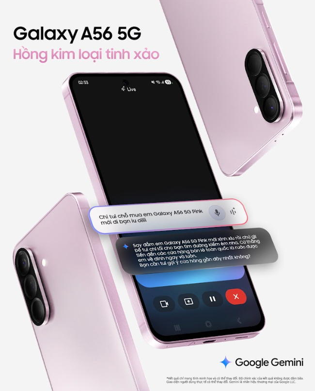 Samsung mở đầu mùa hè đầy sôi động với Galaxy A56 5G phiên bản Hồng mới và hoạt động Meet & Greet cùng HIEUTHUHAI 14
